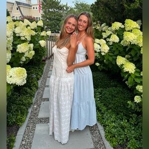 White Floral Maxi Dress